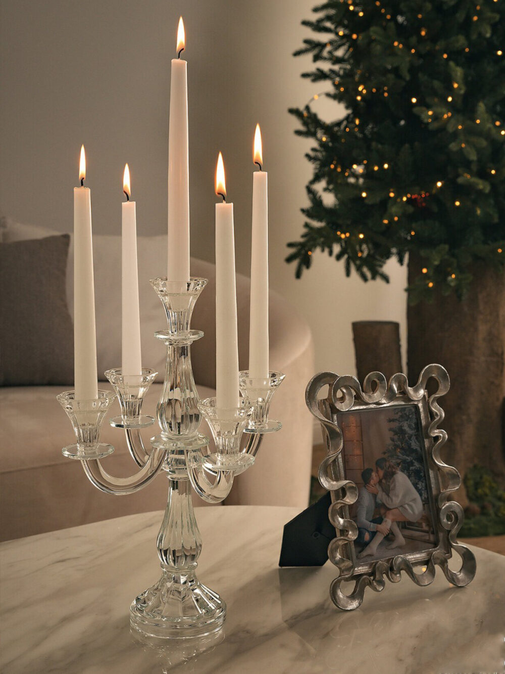 Kristalni svečnik za 5 sveč - Image 2
