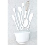 Silikonska spatula XL bela - Image 2