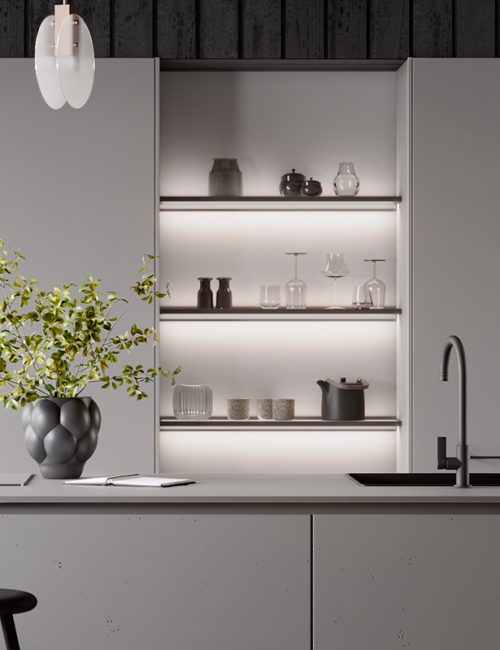 AV7010-GL_Beton-grau_AV1000-GL_Greige_Regal-Licht_Quadratisch